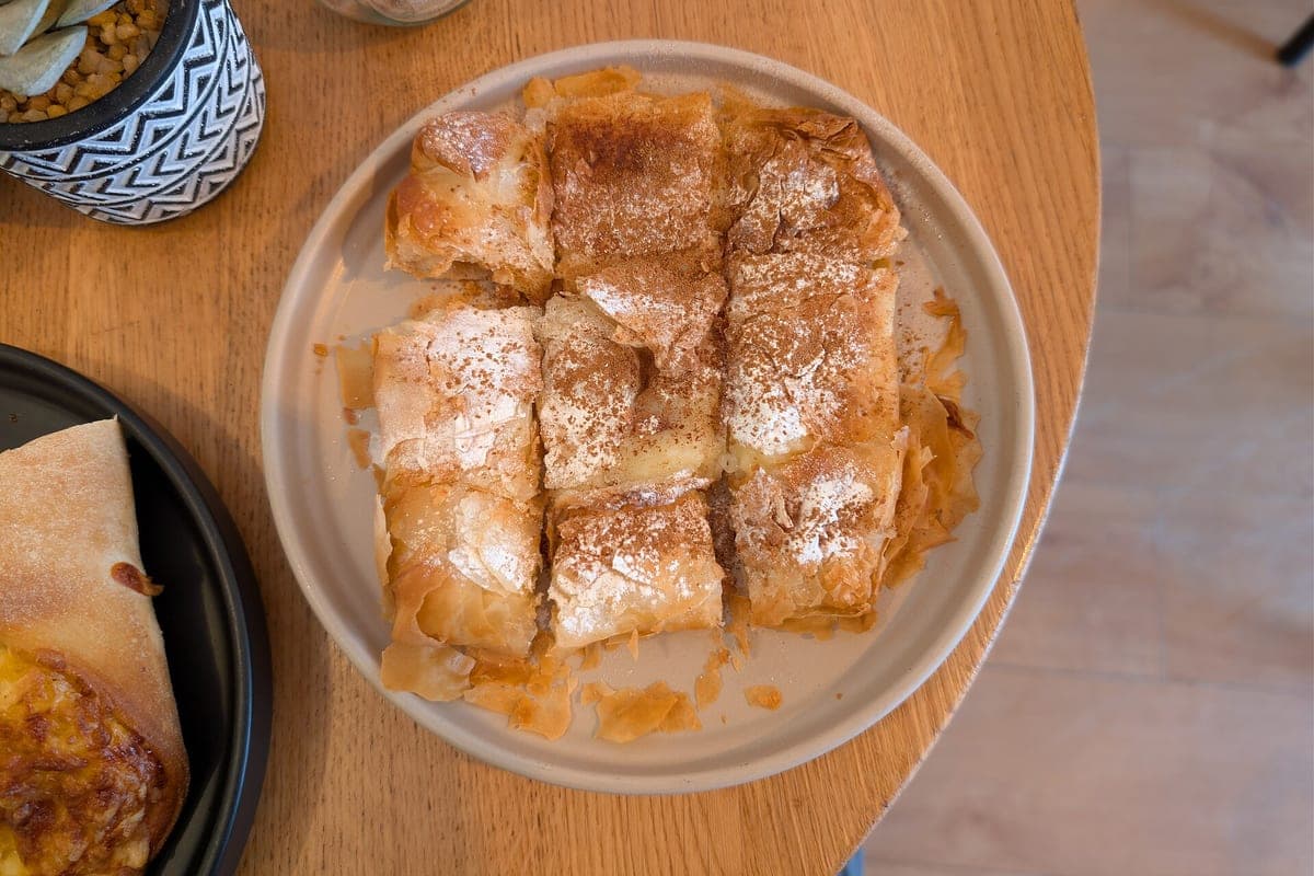 Bougatsa de crema