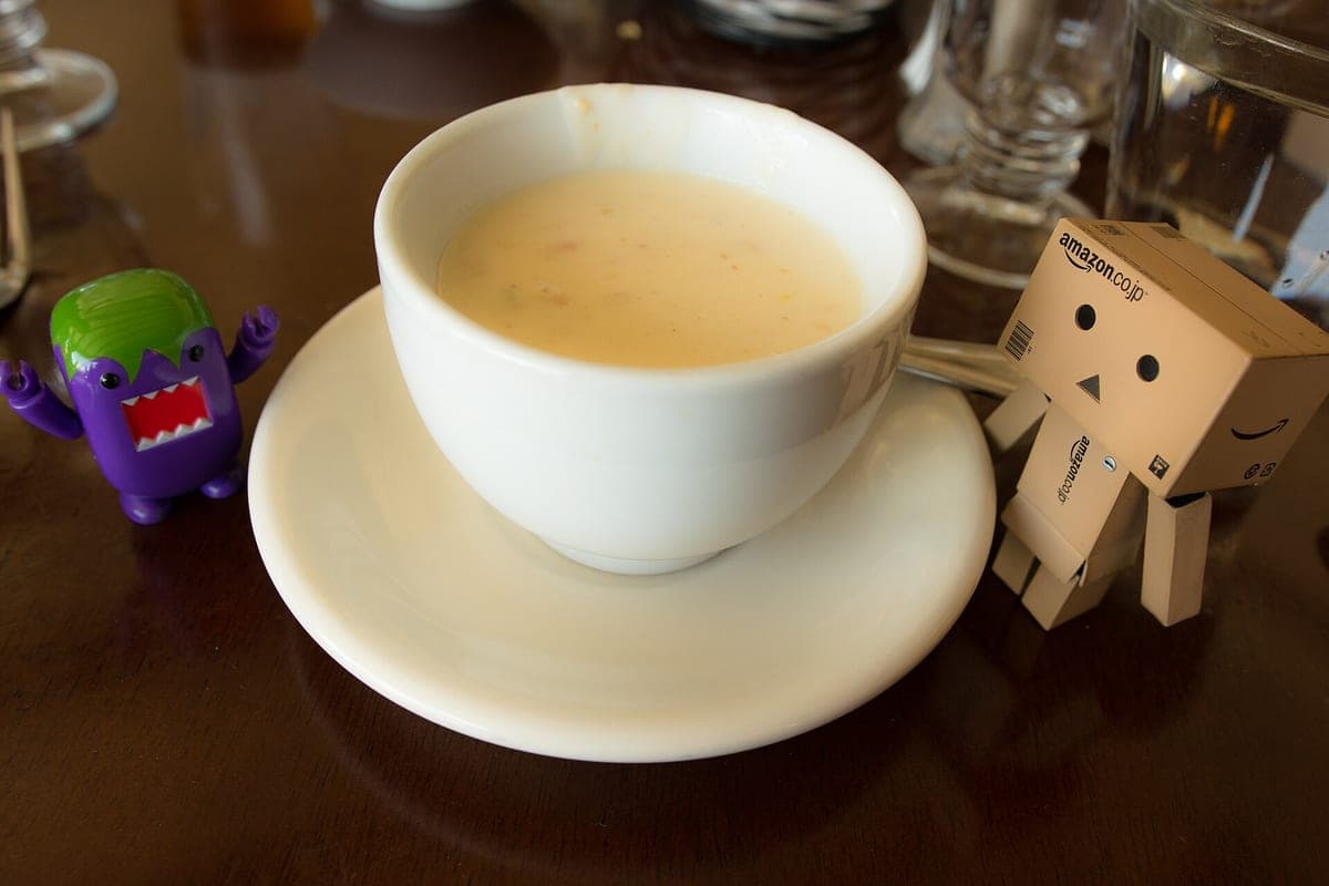 Clam chowder de nueva england