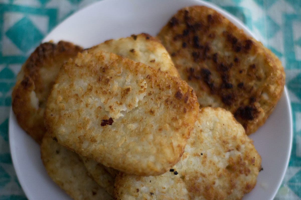 Hash browns de patata