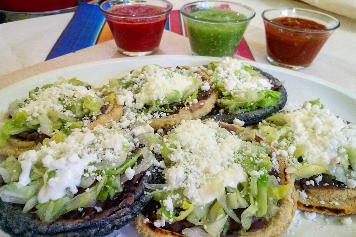 Sopes de frijol