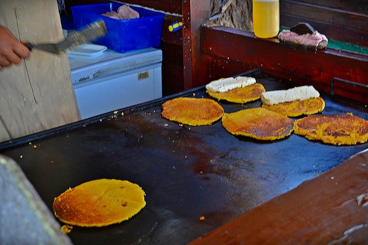 Cachapas con queso