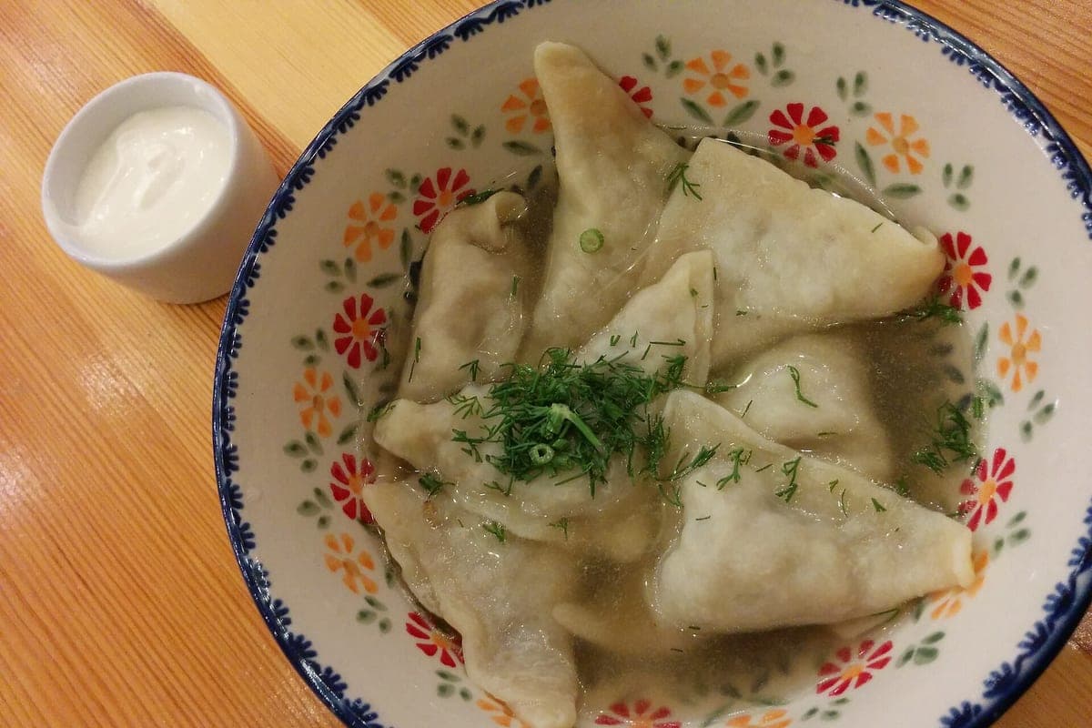 Grechka con champiñones