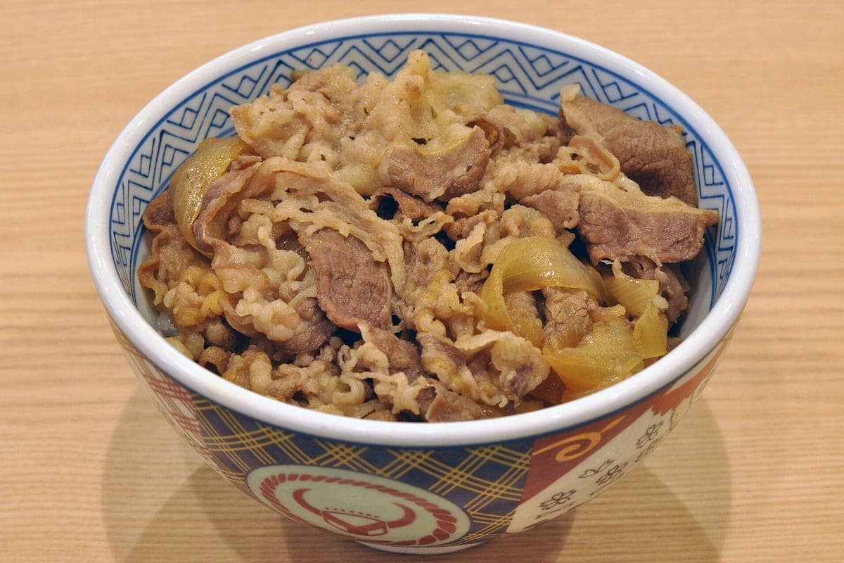 Gyudon (arroz con ternera)