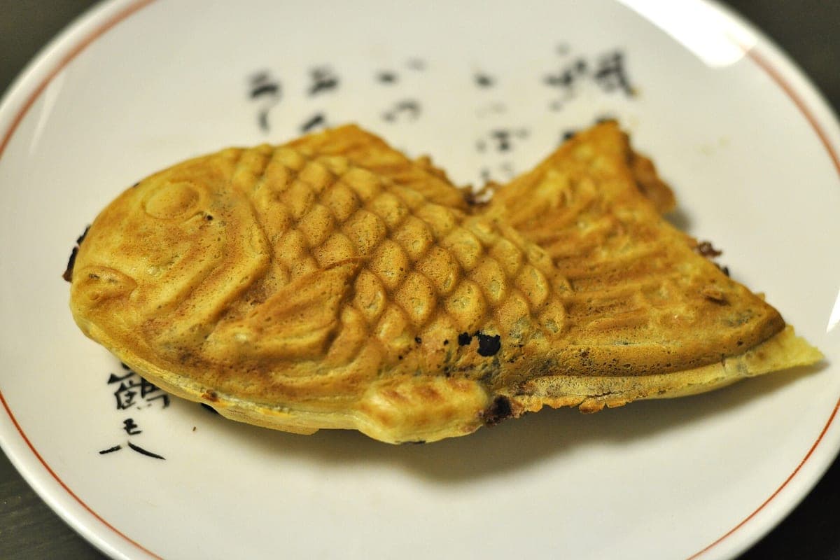 Taiyaki casero en molde